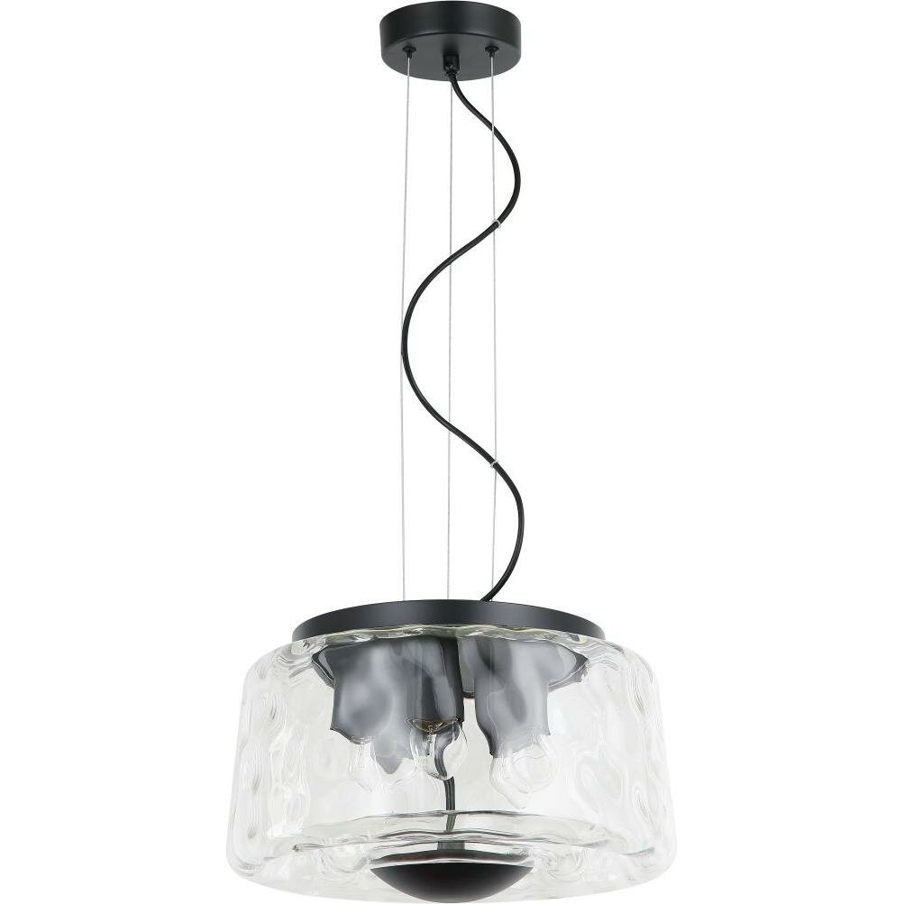 Подвесной светильник Stilfort Perfecto Light 2193/02/05P, 5×E27 по 40 Вт, черный/прозрачный