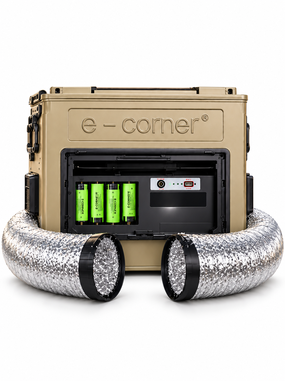 Автономный дизельный отопитель E-CORNER MH-04D, бежевый, 800–3000 ккал/ч