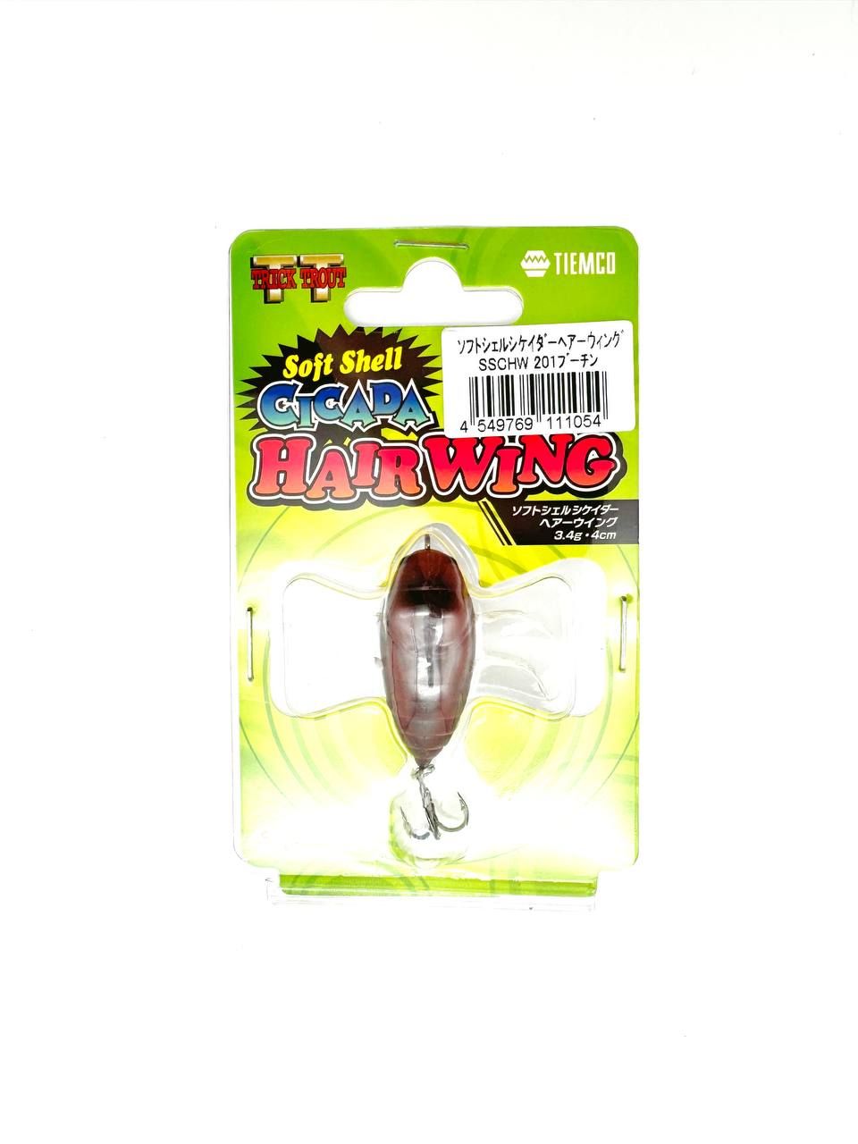 Воблер Tiemco Soft Shell Cicada Hair Wing 40 F #201