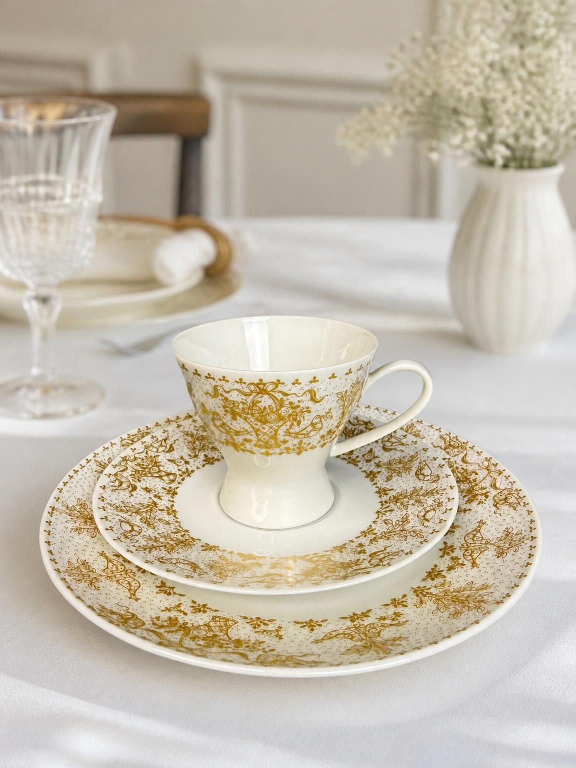 Тройка Rosenthal Германия, фарфор, золочение