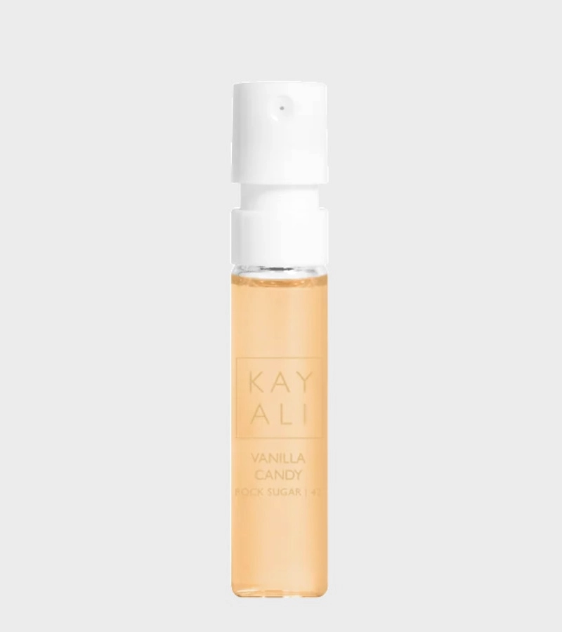 Парфюмерная вода Kayali Vanilla Candy Rock Sugar 42 миниатюра 1.5 / Сэмпл аромата Каяли Ваниль Леденцы Сахарная Пудра 42