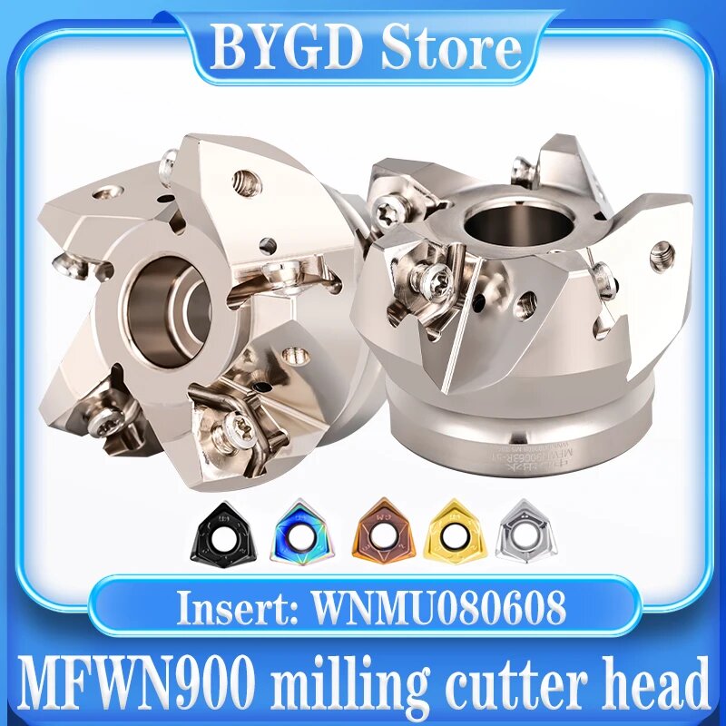 BYGD Фреза MFWN900 42CrMo 90° WNMU0806 FMB MFWN900-200-60-12T