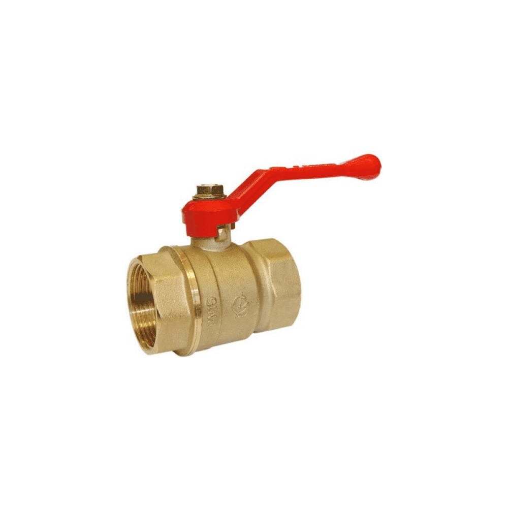Кран шаровый латунный галлоп Станд 220 Ду25, Ру40 м/м, рычаг 107154 109-1338