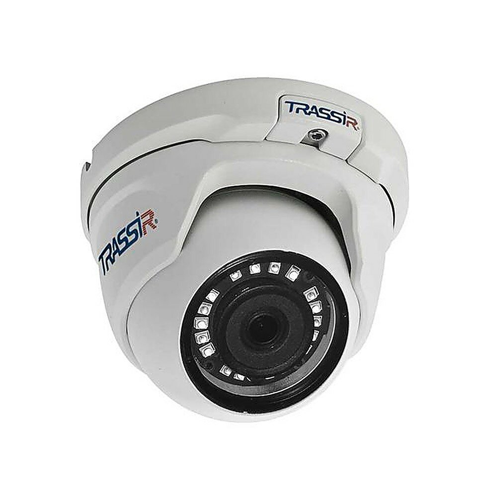 IP-камера TRASSIR TR-D4S5 v3 2,8 mm — 4 Мп уличная купольная, ИК до 25 м, DWDR, для улицы