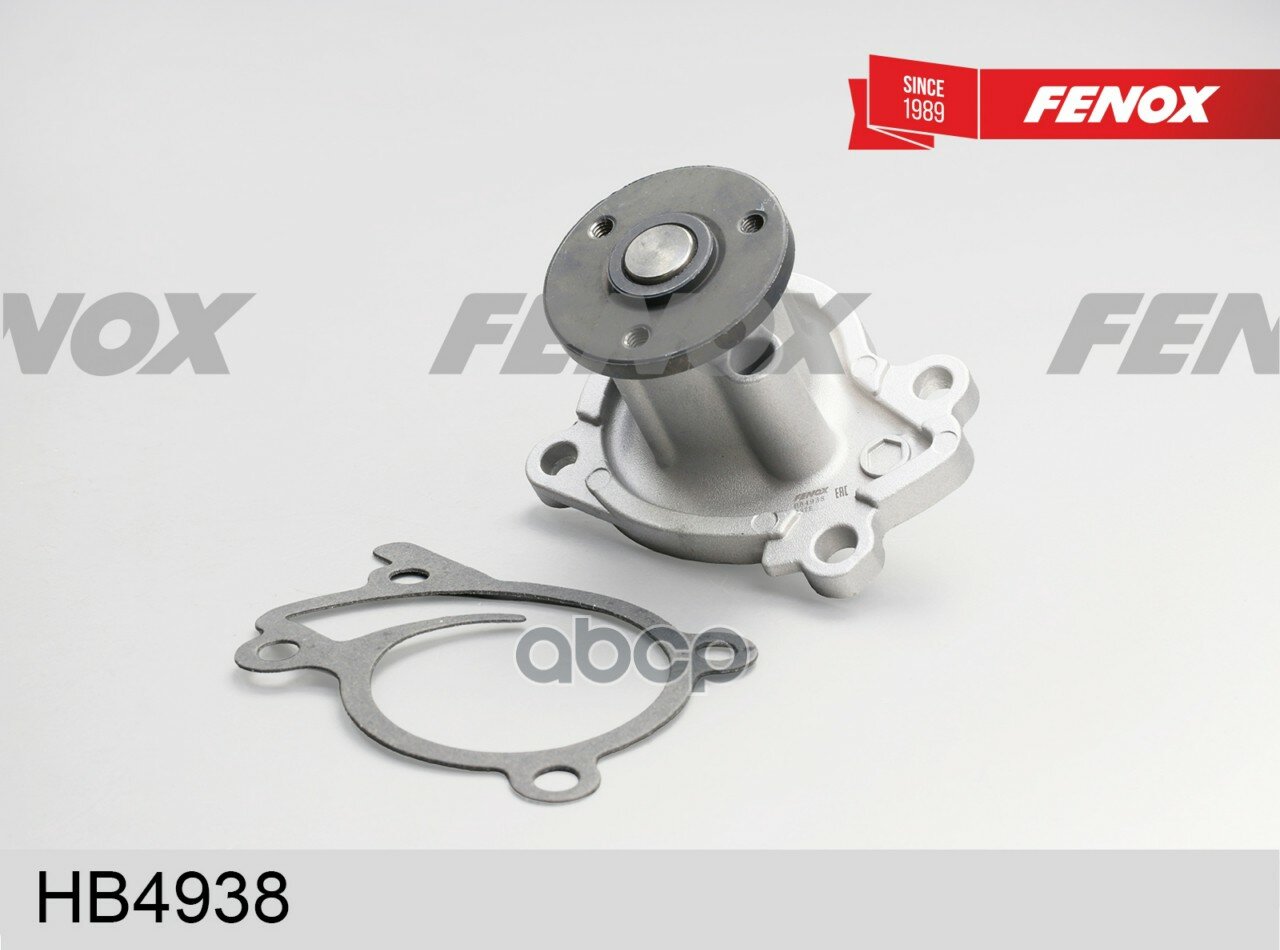 Насос водяной Nissan Micra III, Note, Qashqai, Tiida, Renault Megane III, Scenic III 1,2, 1,4, 1,6 FENOX арт. HB4938