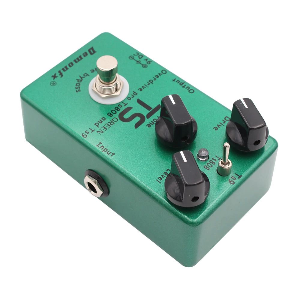 **Demon FX, объединение классических TS9 и TS808, улучшенный овердрайв 2-в-1, TS Overdrive.**