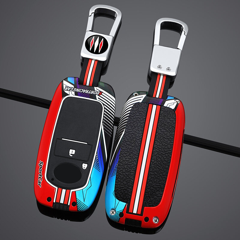 Ключевой чехол для Toyota Raize и DAIHATSU Myvi/Ativa с 3-кнопочным управлением, матовый красный, с иностранным