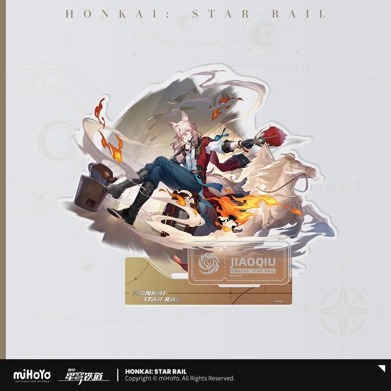 Акриловая фигурка Honkai: Star Rail Jiaoqiu Kafka Бежевый, Jiaoqiu