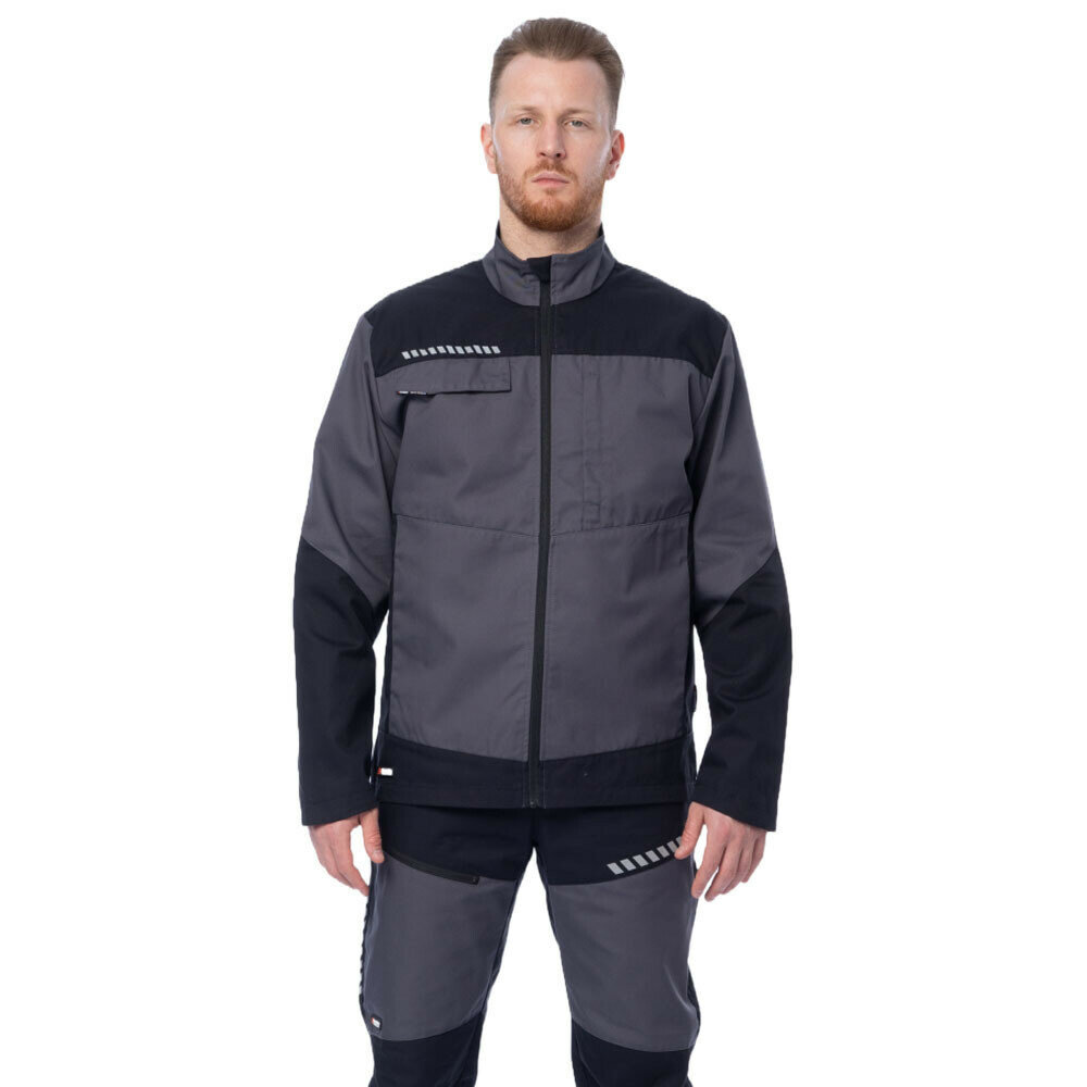 Куртка рабочая Brodeks KS234 60-62 рост 182-188 см серо-черная