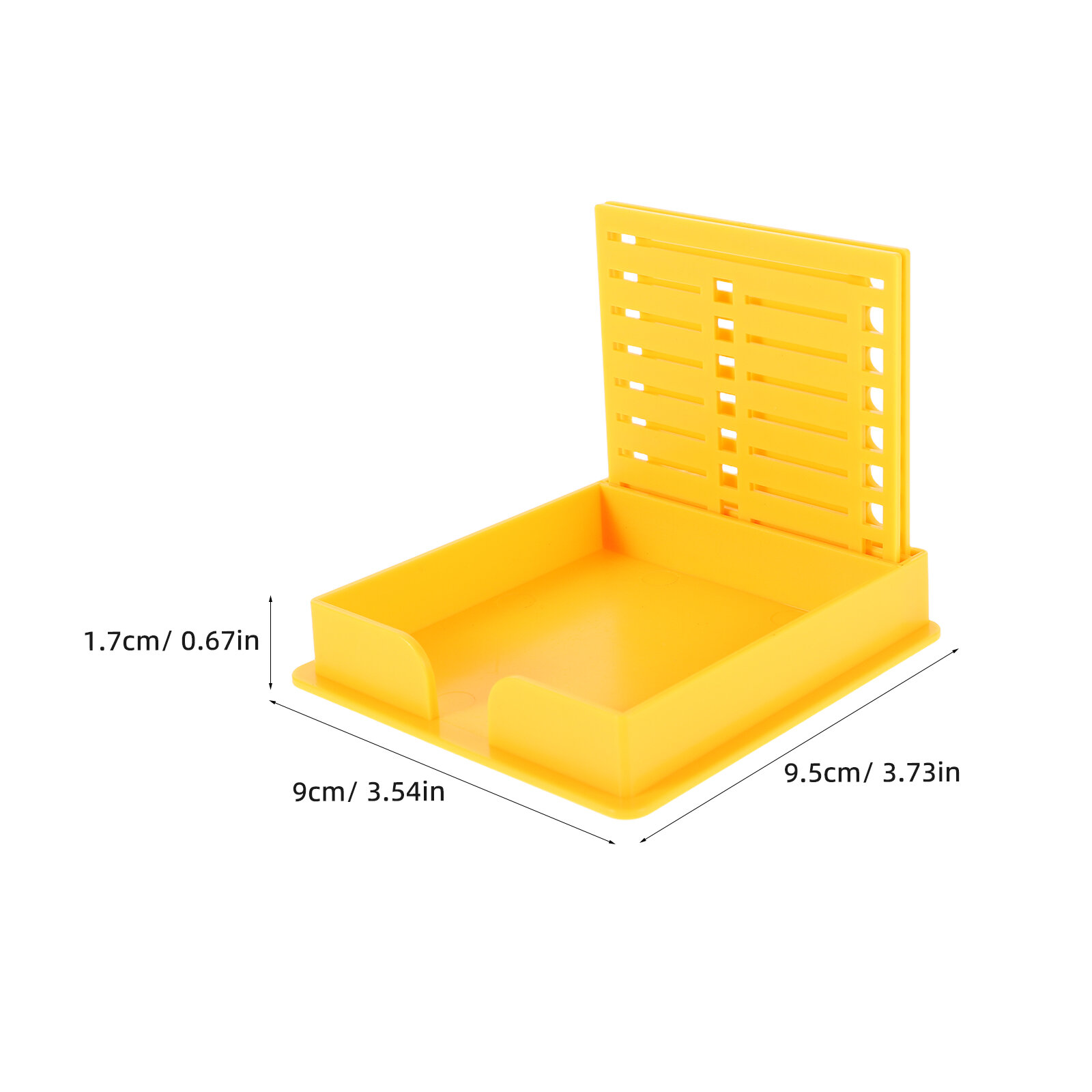 Держатель Заметок С Двумя Слотами Для Столов Yellow 9.50X9.00X1.70Cm