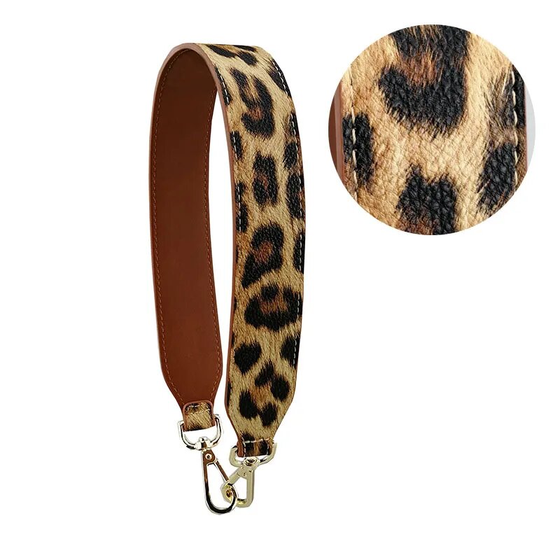 Женская короткая сумка с ремешком из змеиной кожи, с леопардовым silver hanger, leopard brown