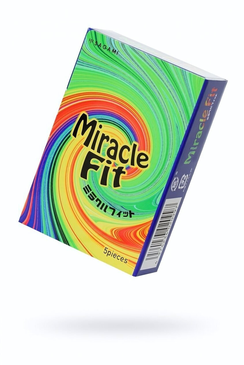 Презервативы латексные 'Miracle Fit', толщина 0,02 мм, длина 18,5 см