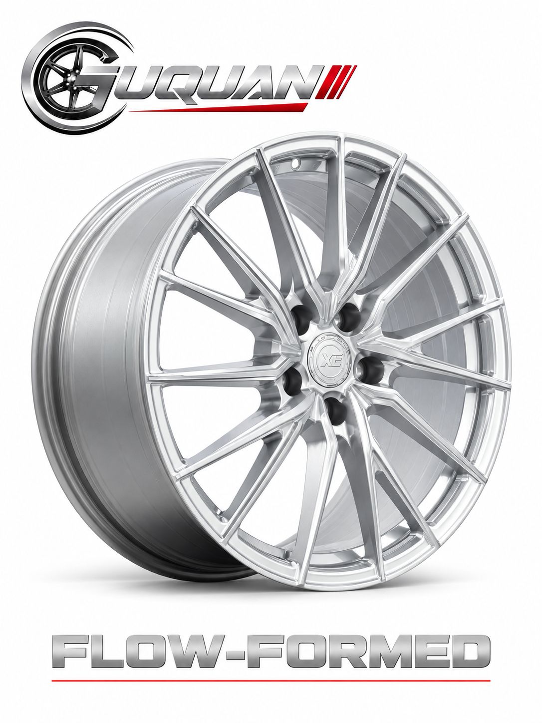Колесный диск BBS Flow Forming 3S055 R18 8J ET38 5x114.3, серебристый мелкий металлик с проточенной лицевой поверхностью, с комплектом аксессуаров