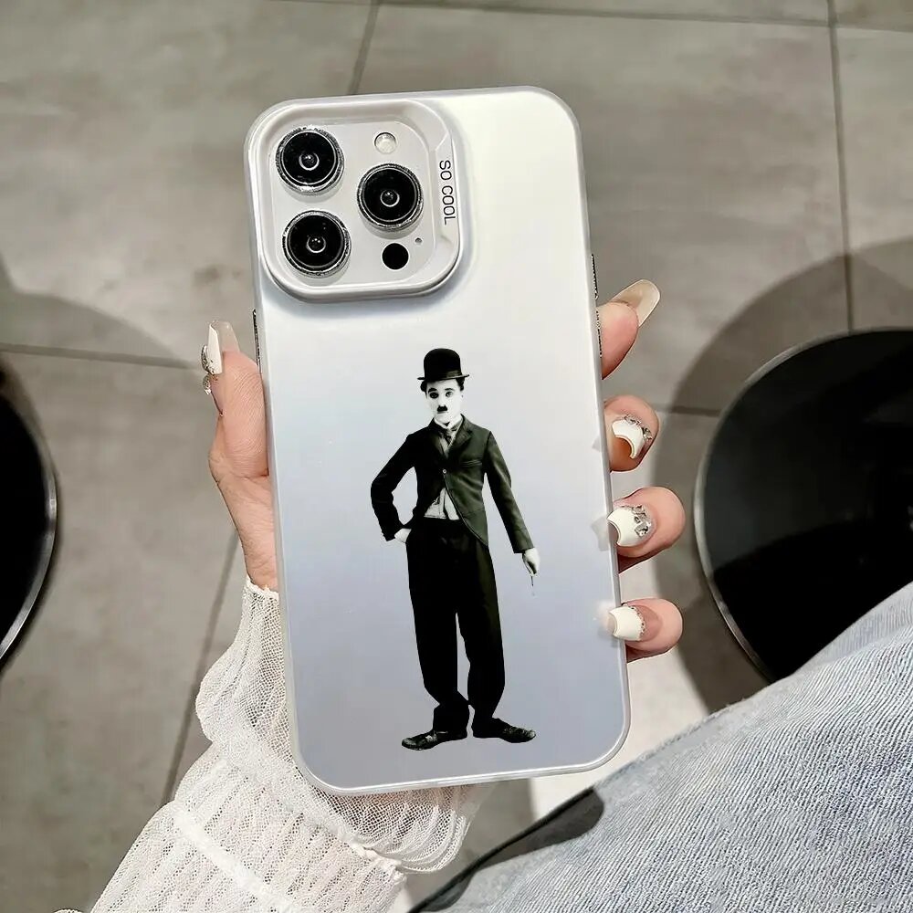 Чехол для телефона C-Charlie Chaplin для iPhone 17, 16, 15, 14, 13, 12, 11 iPhone 15 Pro Max, CBA5
