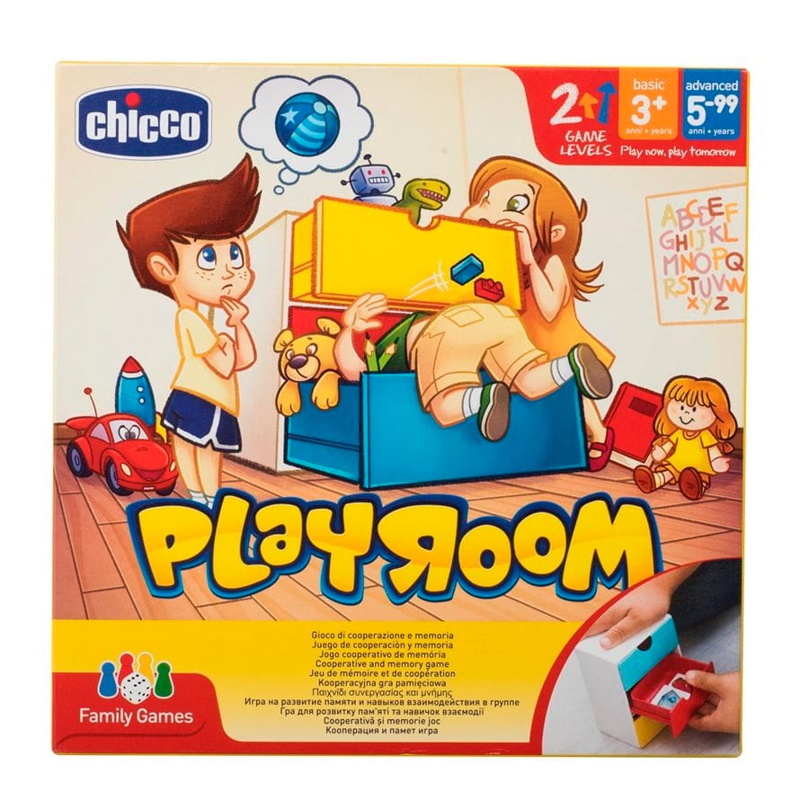 Настольная игра Chicco Комната игр, семейная игра для детей
