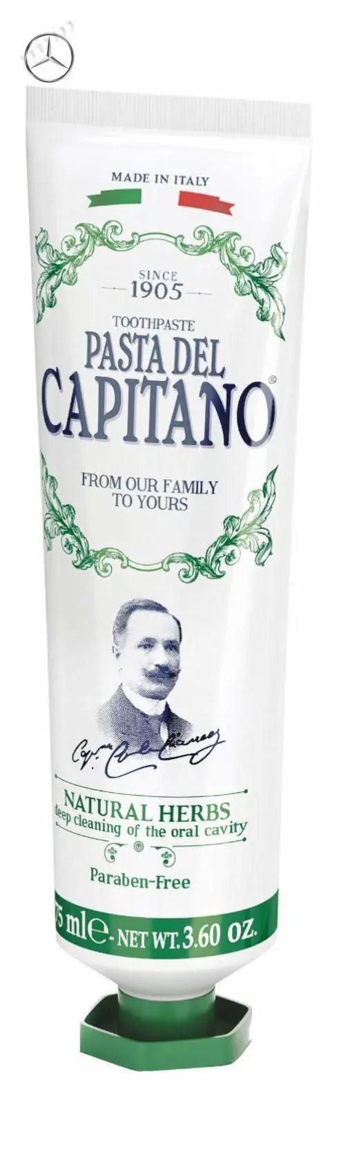 Pasta del Capitano Зубная паста 1905 Natural Herbs, 75 мл