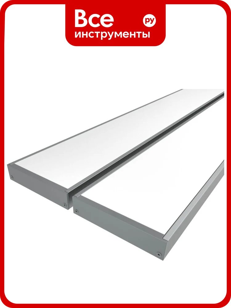 Комплект Ledcraft LC-LP1050M44-3x2Silver из 2 шт серебро (3м профиль+3м рассеиватель+2 заглушки) 1616340080