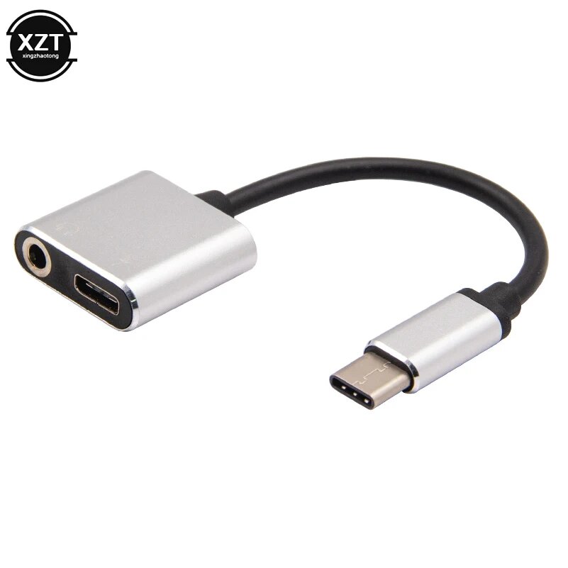 Аудиоадаптер USB-C 3.5 мм silver