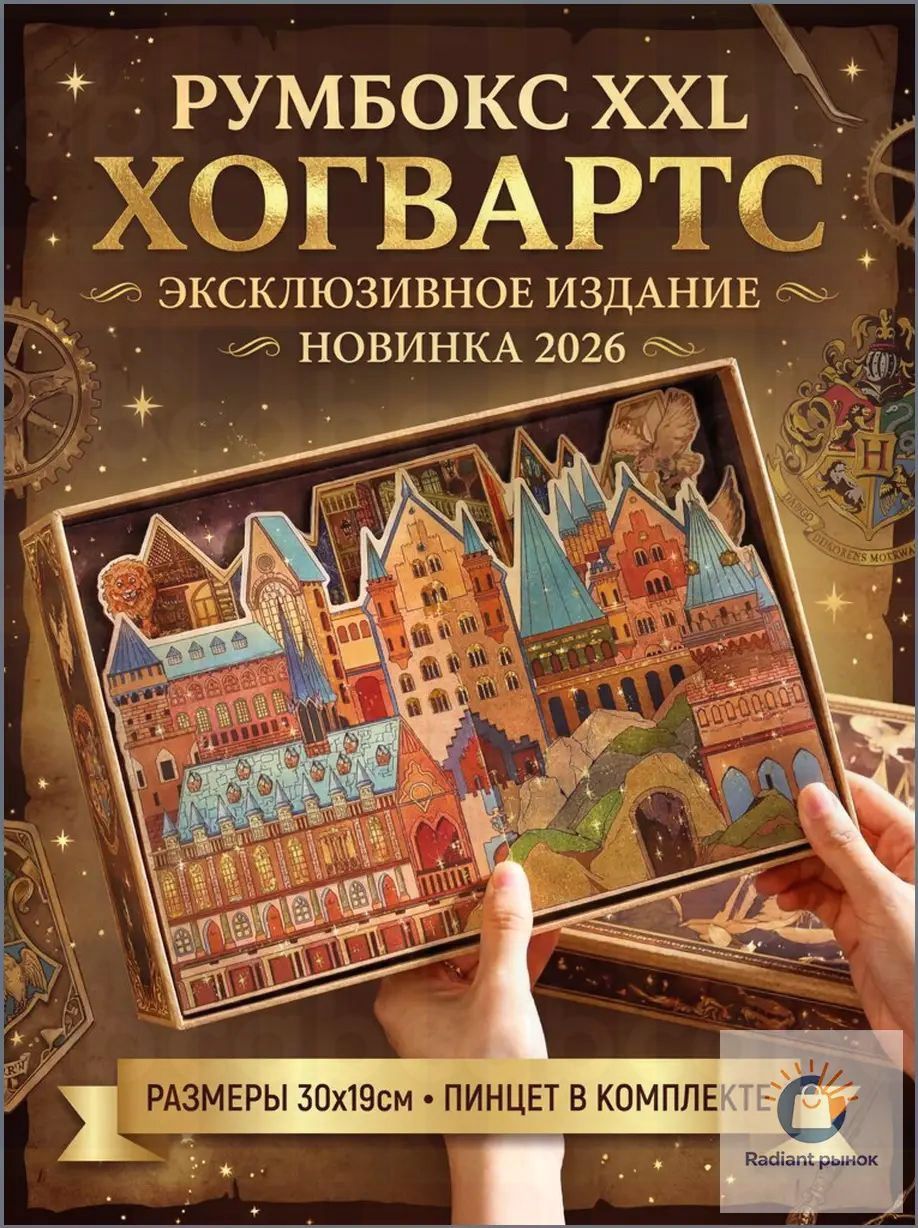 Румбокс-антистресс Хогвартс XXL/ Эксклюзивное издание