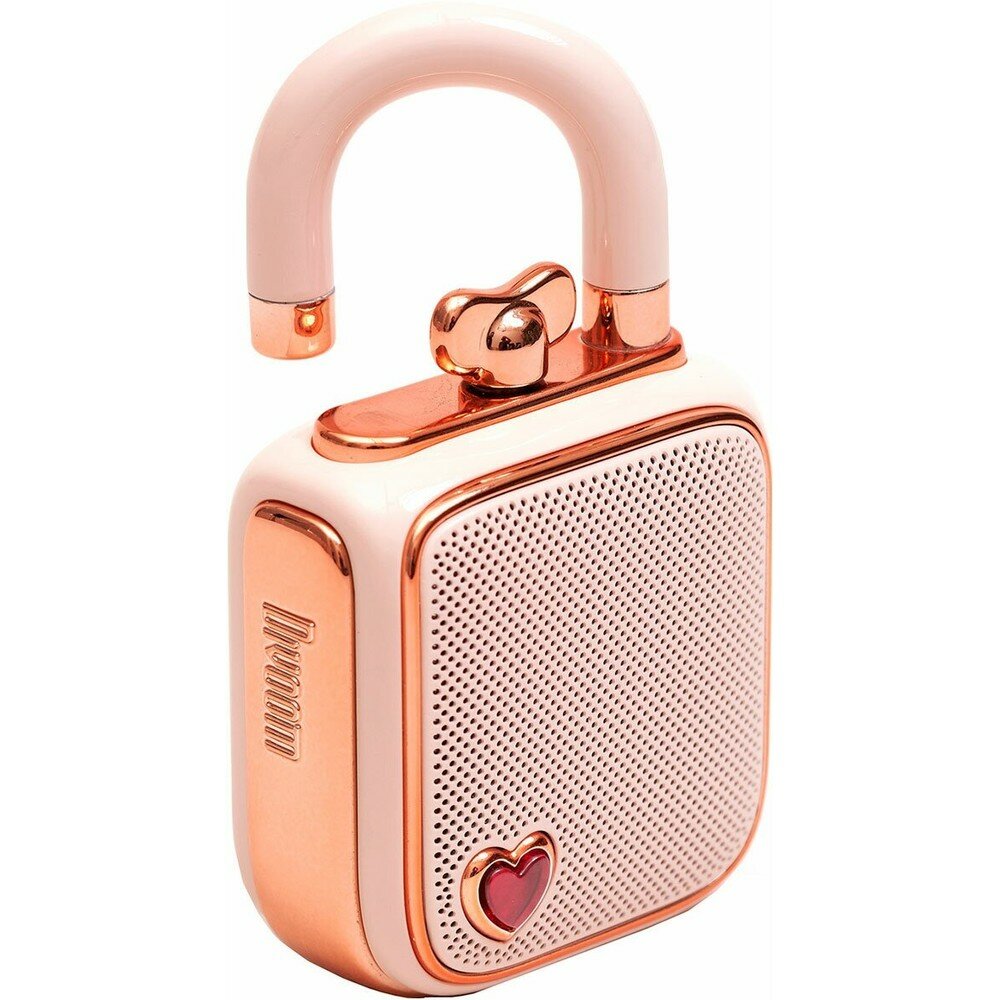 Портативная колонка Divoom Lovelock, 5 Вт, встроенный микрофон, розовый