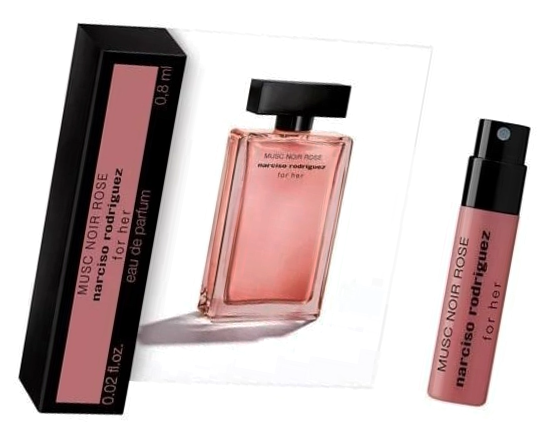 Парфюмерная вода Narciso Rodriguez Musc Noir Rose For Her пробник 0.8 / Нарциссо Родригес Муск Нуар Розе Фо Хе мини-версия / Сэмпл