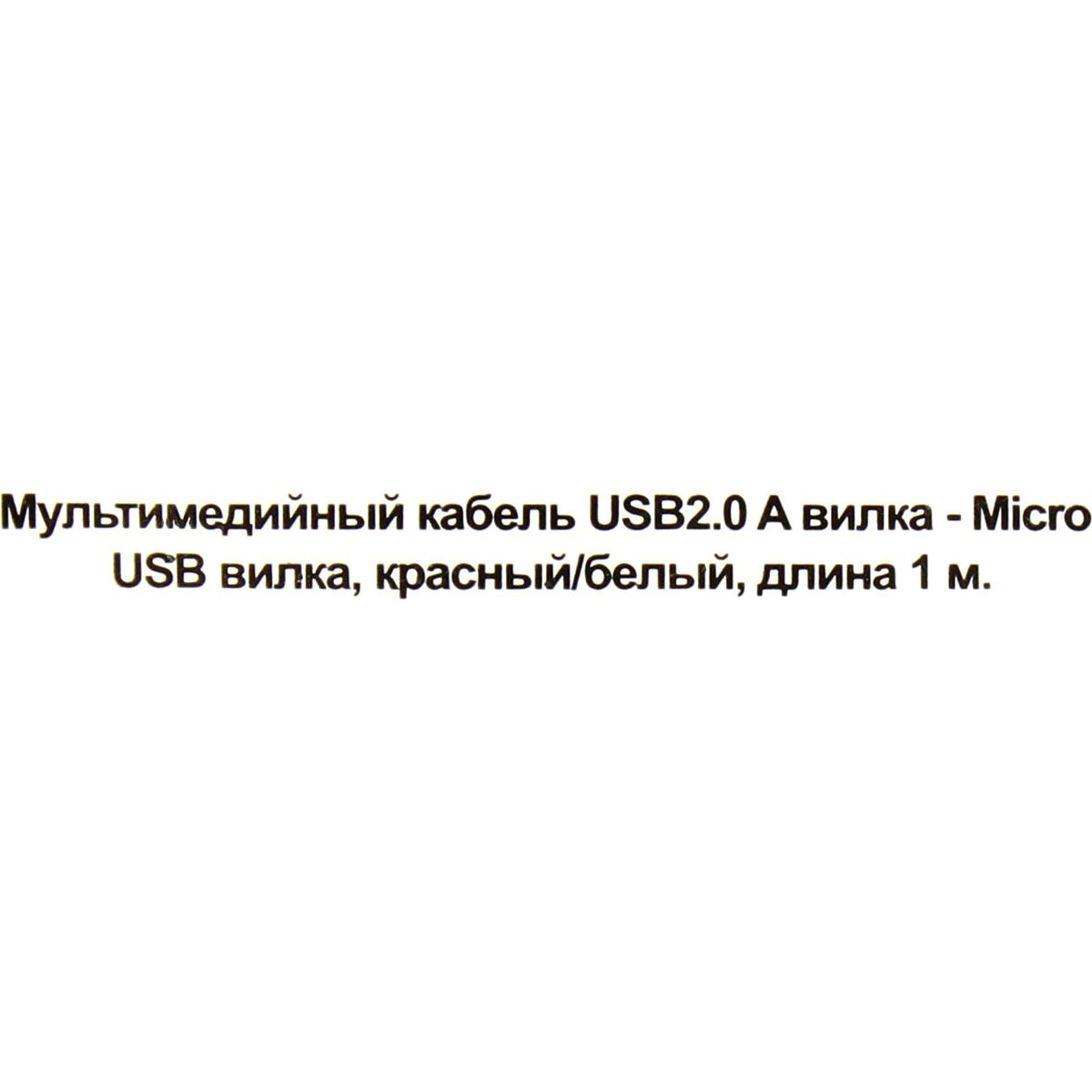 Perfeo U4803 Кабель USB 2.0 AM - micro-B 1м — фото 1