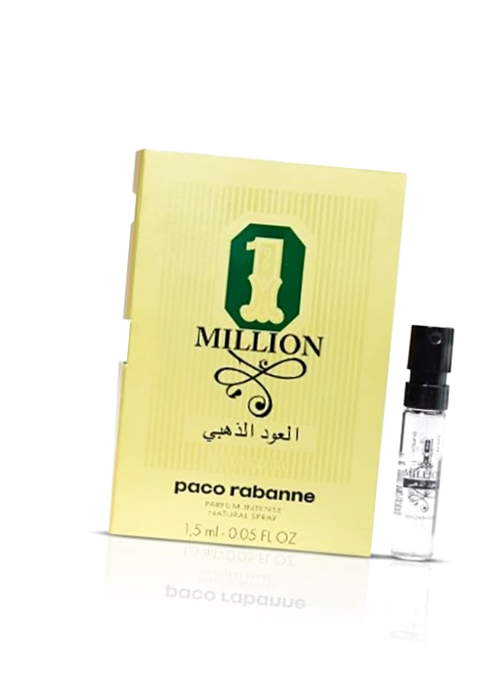 Духи Paco Rabanne 1 Million Golden Oud пробник 1.5 / Пако Рабан 1 Миллион Голден Уд миниатюра / Стойкий и яркий аромат