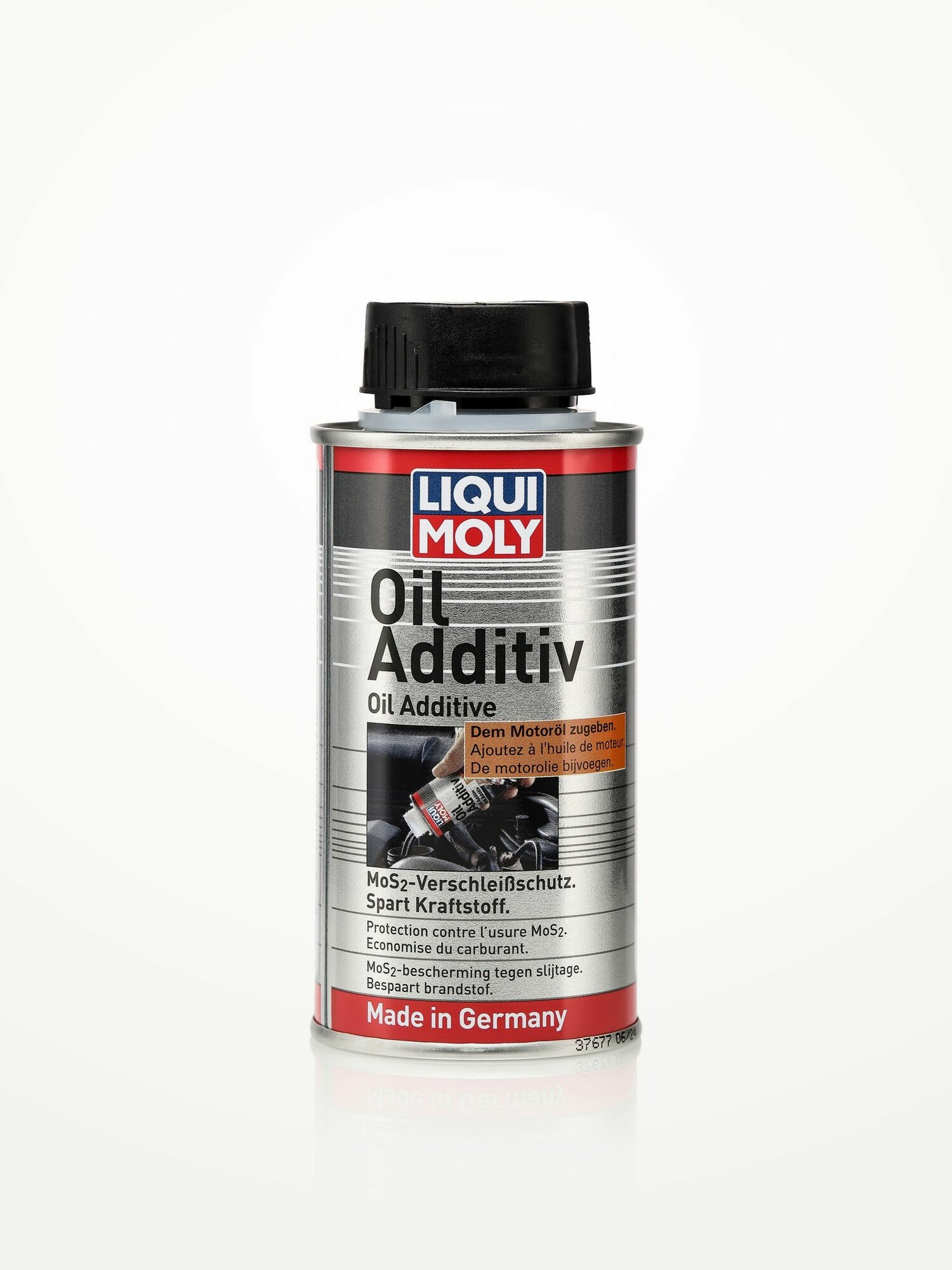 Антифрикционная присадка в масло Liqui Moly Oil Additiv 1011, 125 мл с дисульфидом молибдена MoS2, снижает трение и износ двигателя