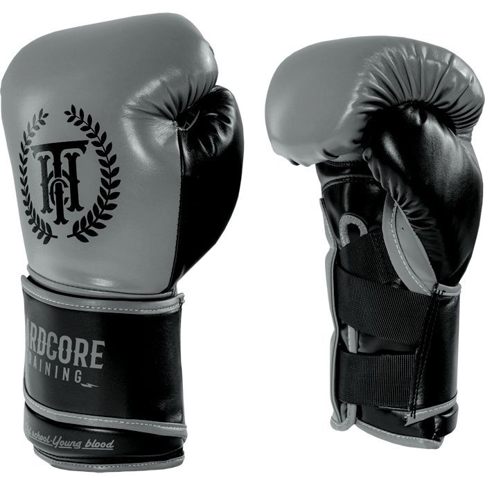 Боксерские перчатки Hardcore Training Revolution Grey/Black