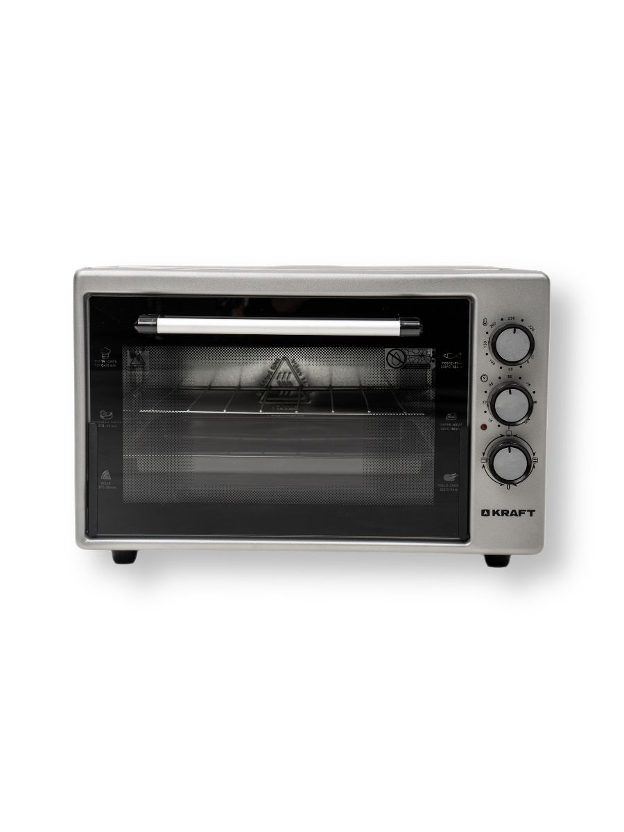 KRAFT Мини-печь электрическая KF-MO 3801 GR, серый
