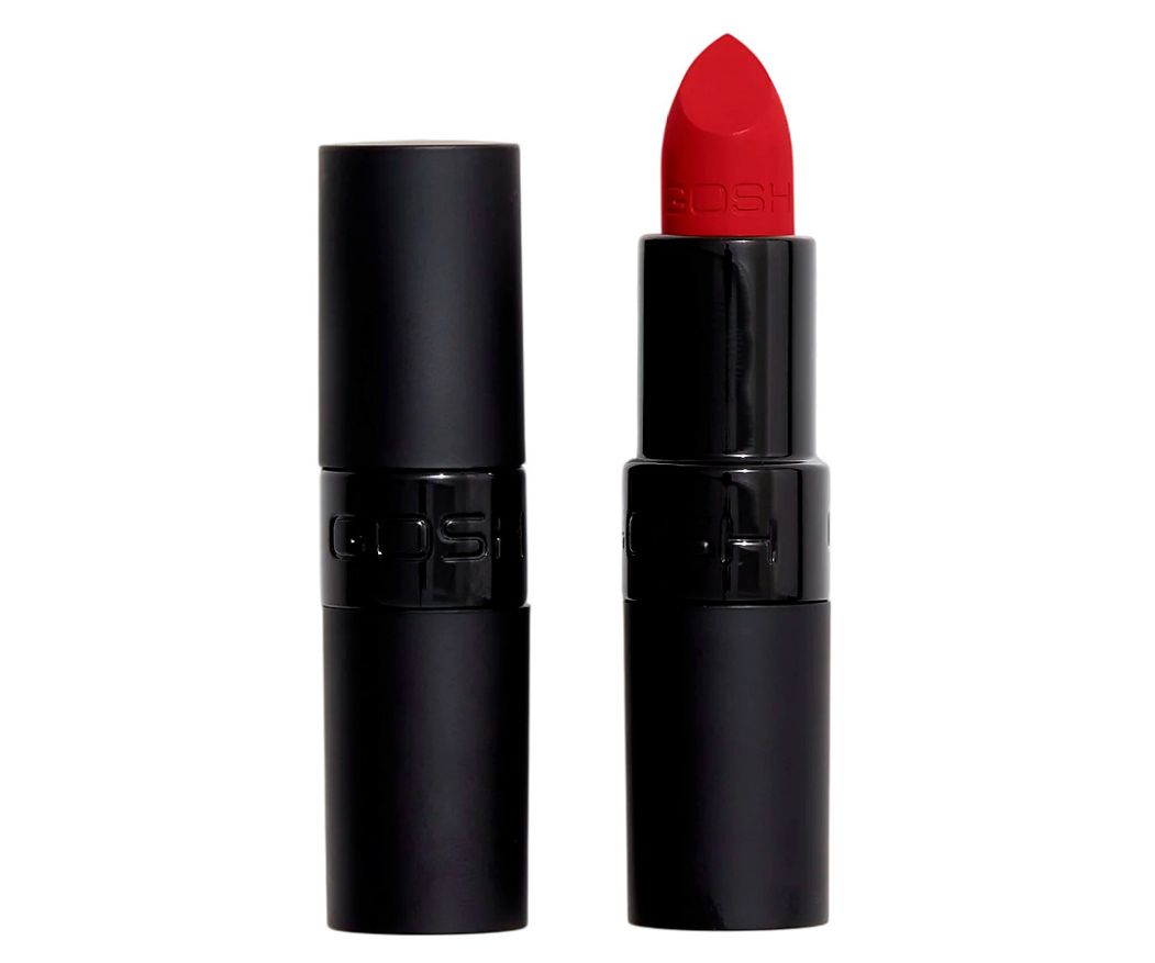 GOSHГубная помада матовая Velvet Touch Lipstick - Matt Shades, 029 Runway Red, 4 г