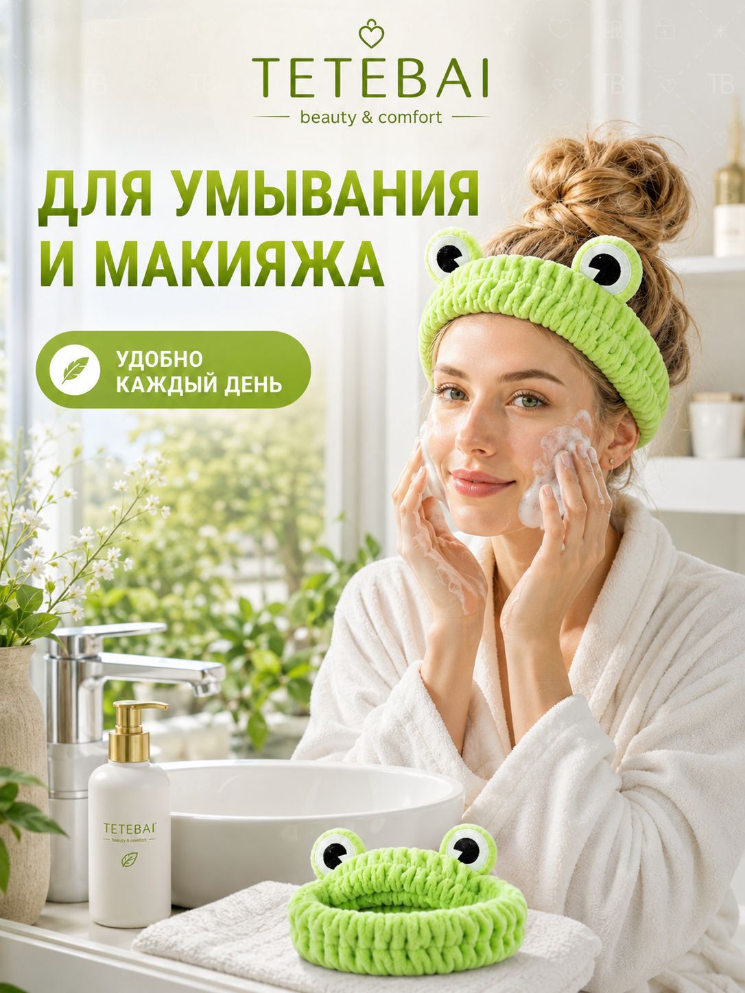 Повязка для волос 1 шт.