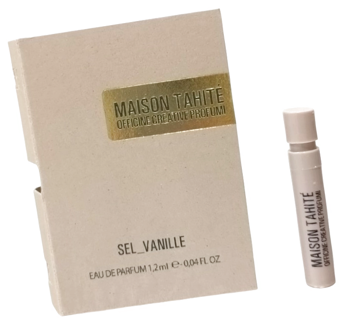 Парфюмерная вода Maison Tahite Sel Vanille пробник 1.2 / Мезон Тахите Сель Ванилле миниатюра аромата