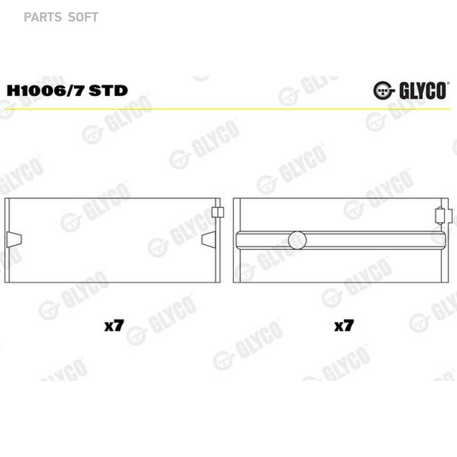 Вклад. корен. ком/кт STD от официального дистрибьютора, GLYCO, артикул H10067STD