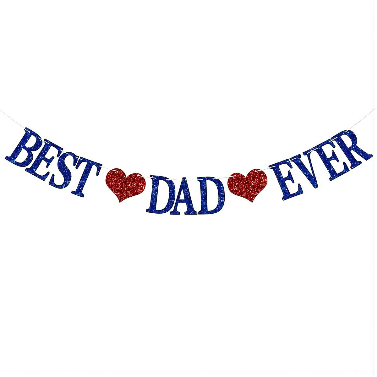Декоративная гирлянда Best Dad Ever для семейной вечеринки на День Отца подвесной декор для украшения комнаты на день рождения папы, Гирлянда на День Отца