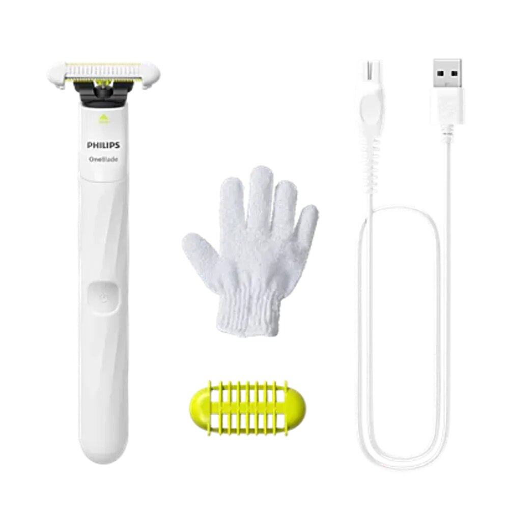 Триммер Philips OneBlade Intimate QP1924/24 для интимных зон, использование в душе
