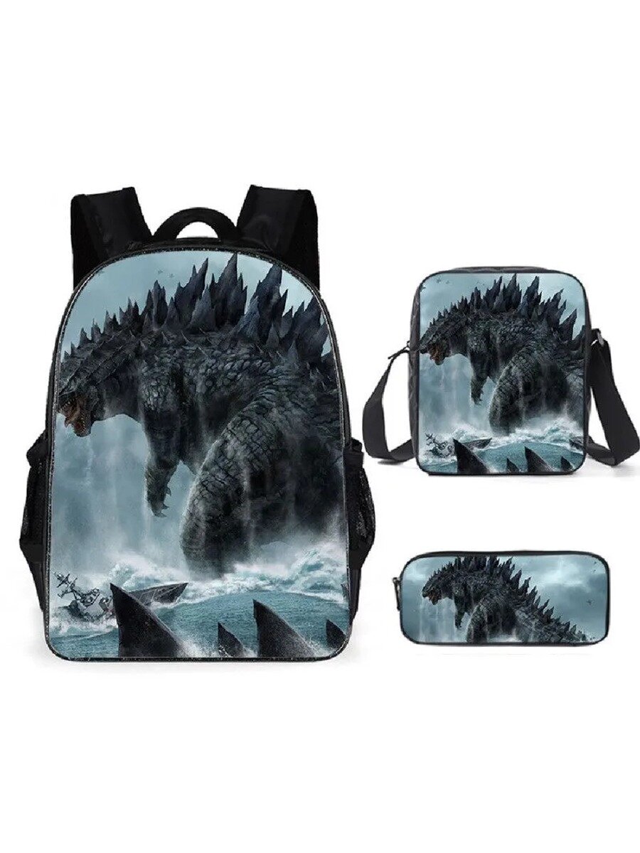 Сумка школьная Godzilla-C26, повседневная, 500 г, базовая коллекция, Китай
