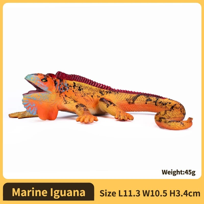 Фигурка ящерицы Комодо Wiben из ПВХ Marine Iguana