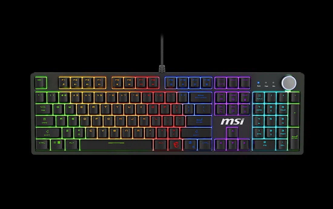 Клавиатура MSI Forge GK320 механическая проводная / Red / Черный