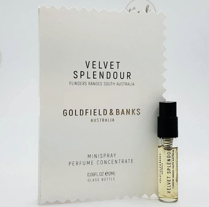 Velvet Splendour - миниатюра духов 2 мл Goldfield and Banks для мужчин и женщин