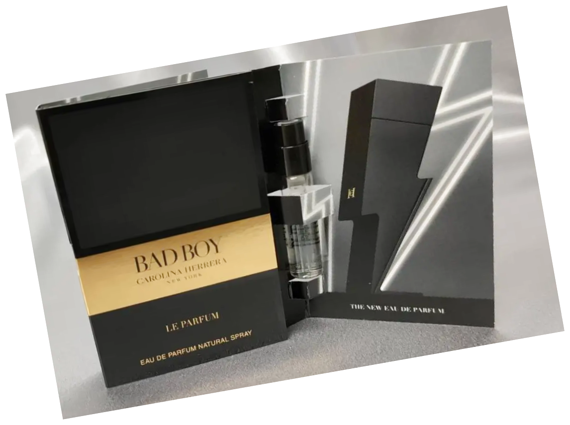 Carolina Herrera Bad Boy Le Parfum мужская миниатюра парфюма 1.5 мл / Бед Бой