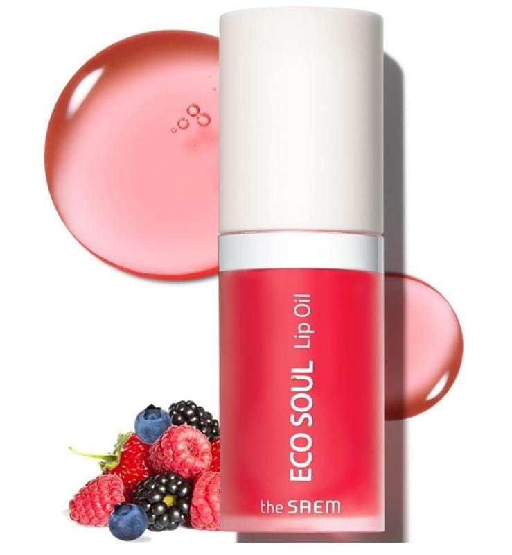Бальзам для губ The Saem Eco Soul масло для губ, 02 berry, 6 мл