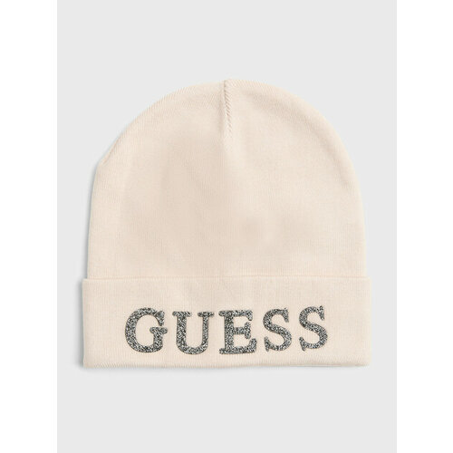 Шапка GUESS для женщин, размер M, светло-бежевый