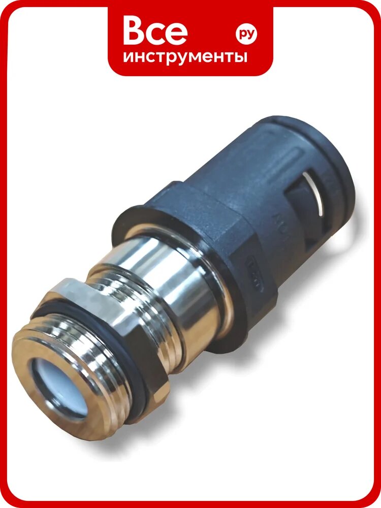 Коннектор прямой Weyer WQGMZE-M18G/AD15,8 муфта для гофрированных труб нар. M18x1.5 WE0700300