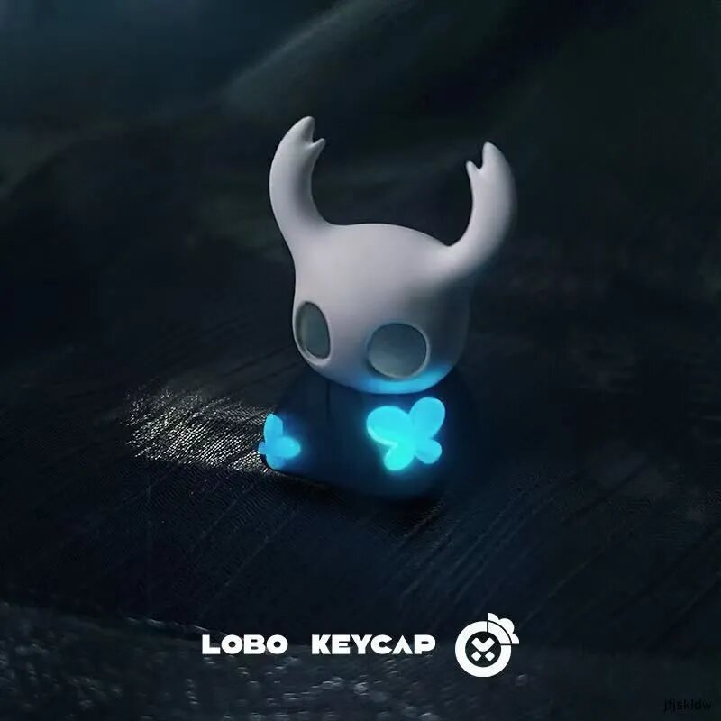 Кейкап для механической клавиатуры кастомный Hollow Knight Hornet PBT белый