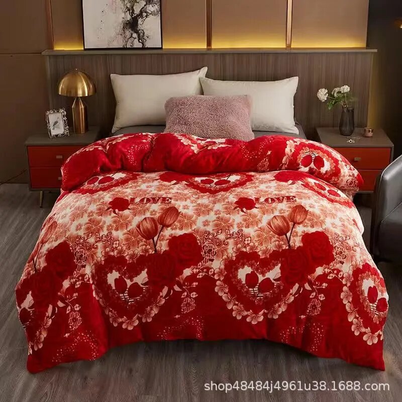 Добрый жар Пододеяльник 120x150 см, красный