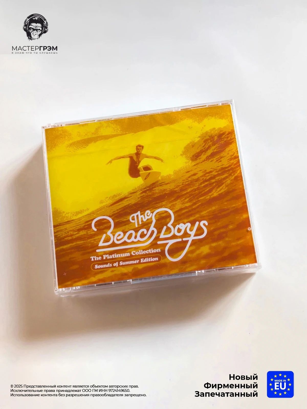 CD диск The Beach Boys - The Platinum Collection (3CD) 2005, Jewel Case