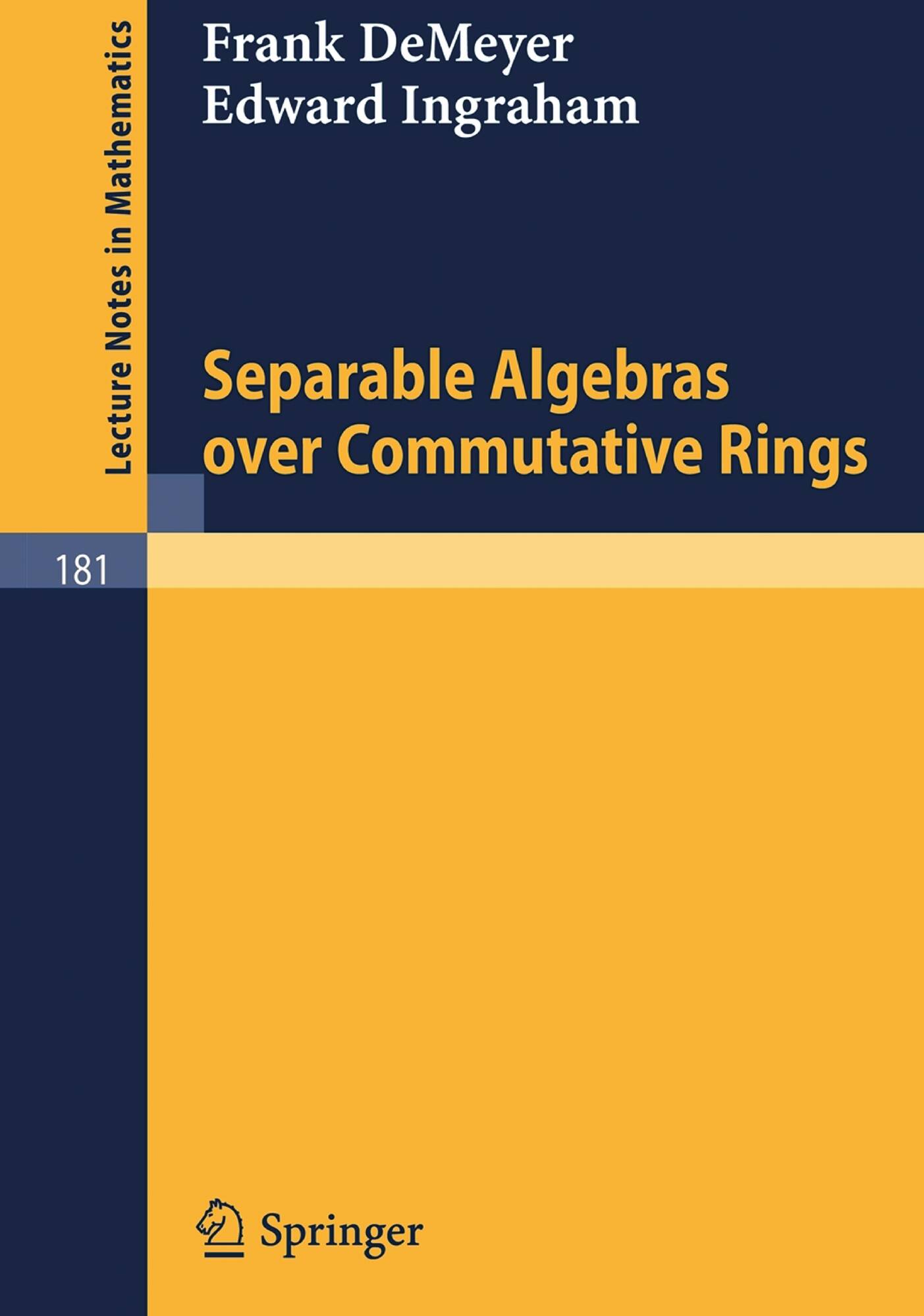 Separable Algebras over Commutative Rings — фото 1