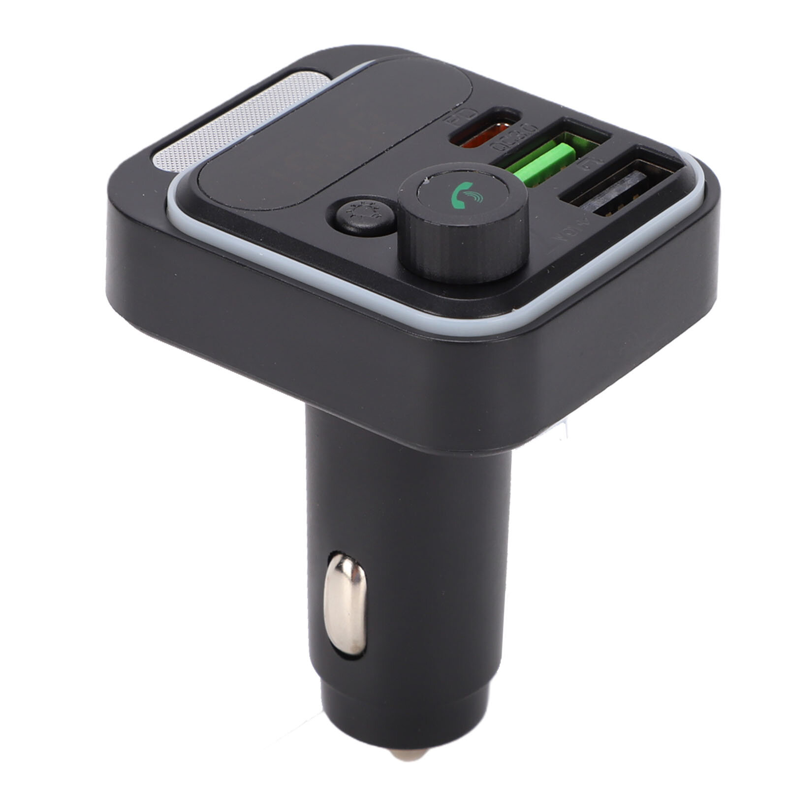 Адаптер Bluetooth для автомобиля, 2 порта USB, быстрая зарядка, FM передатчик, для автомобиля