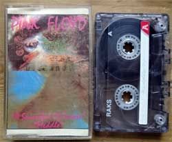 Аудиокассета PINK FLOYD 'A Saucerful Of Secrets/Meddle' (1968/1971 RI 1990's Russian RARE press, 2 original albums on 1 cassette, tape RAKS, ex/ex) (MC6686)